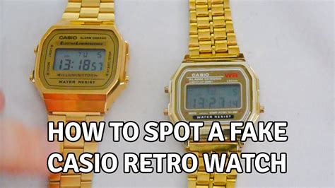 how to spot a fake casio retro watch|casio watch lookup.